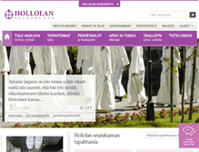Tablet Screenshot of hollolanseurakunta.fi